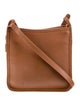 Longchamp Leather Messenger Bag