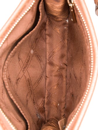 Longchamp Leather Messenger Bag