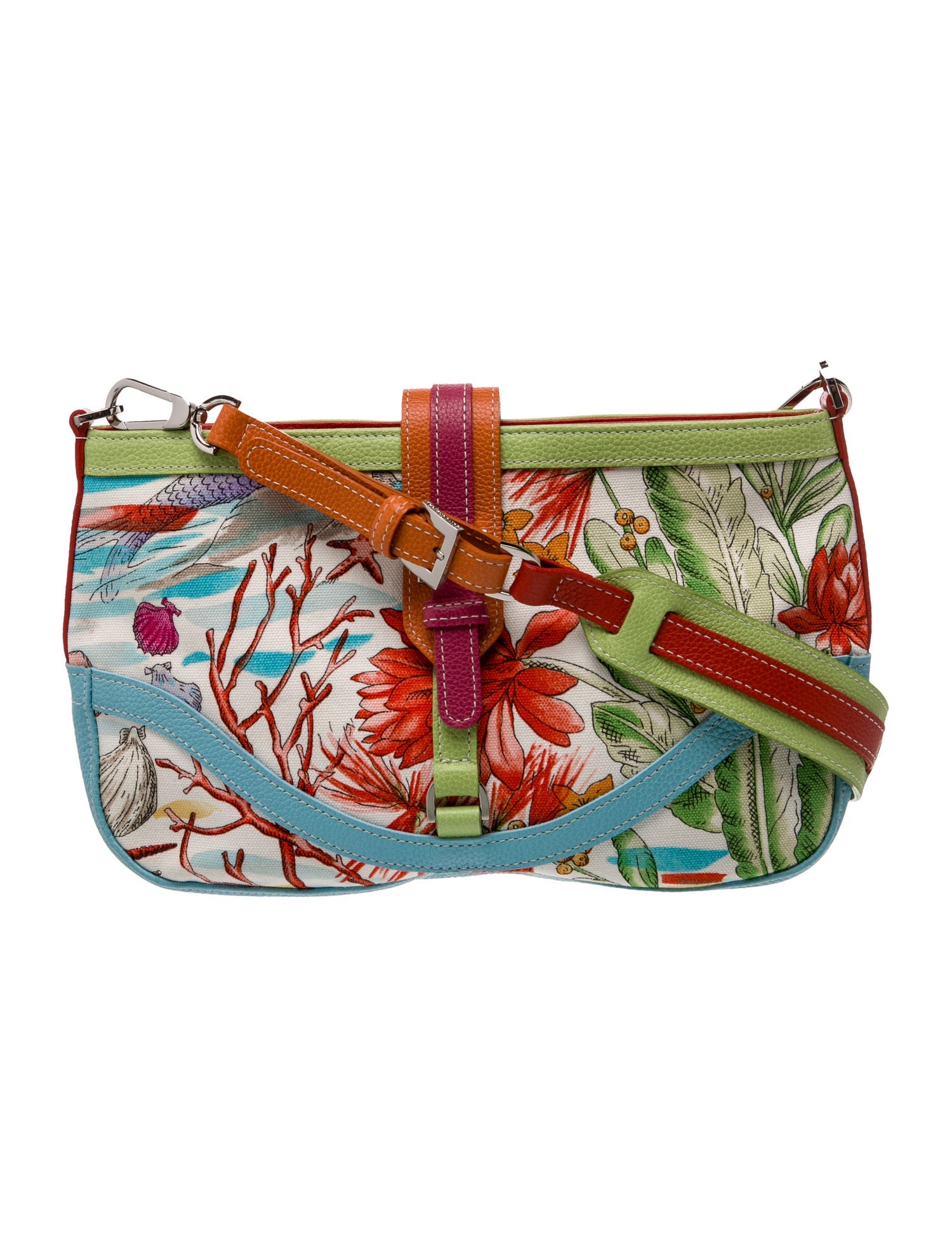 Longchamp Canvas Shoulder Bag