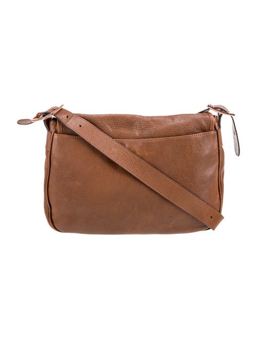 Longchamp Leather Messenger Bag