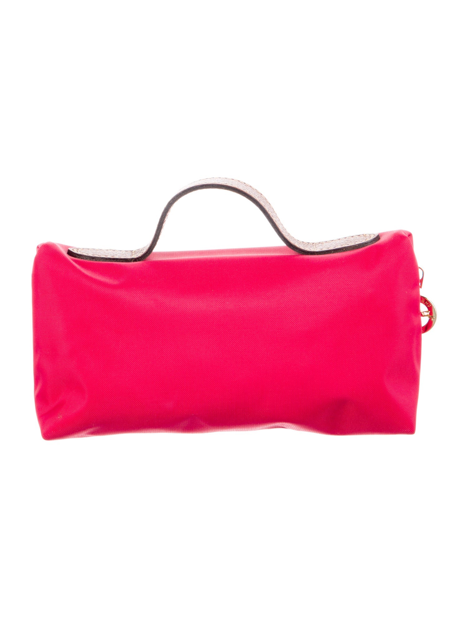 Longchamp Nylon red long champ cosmetic bag