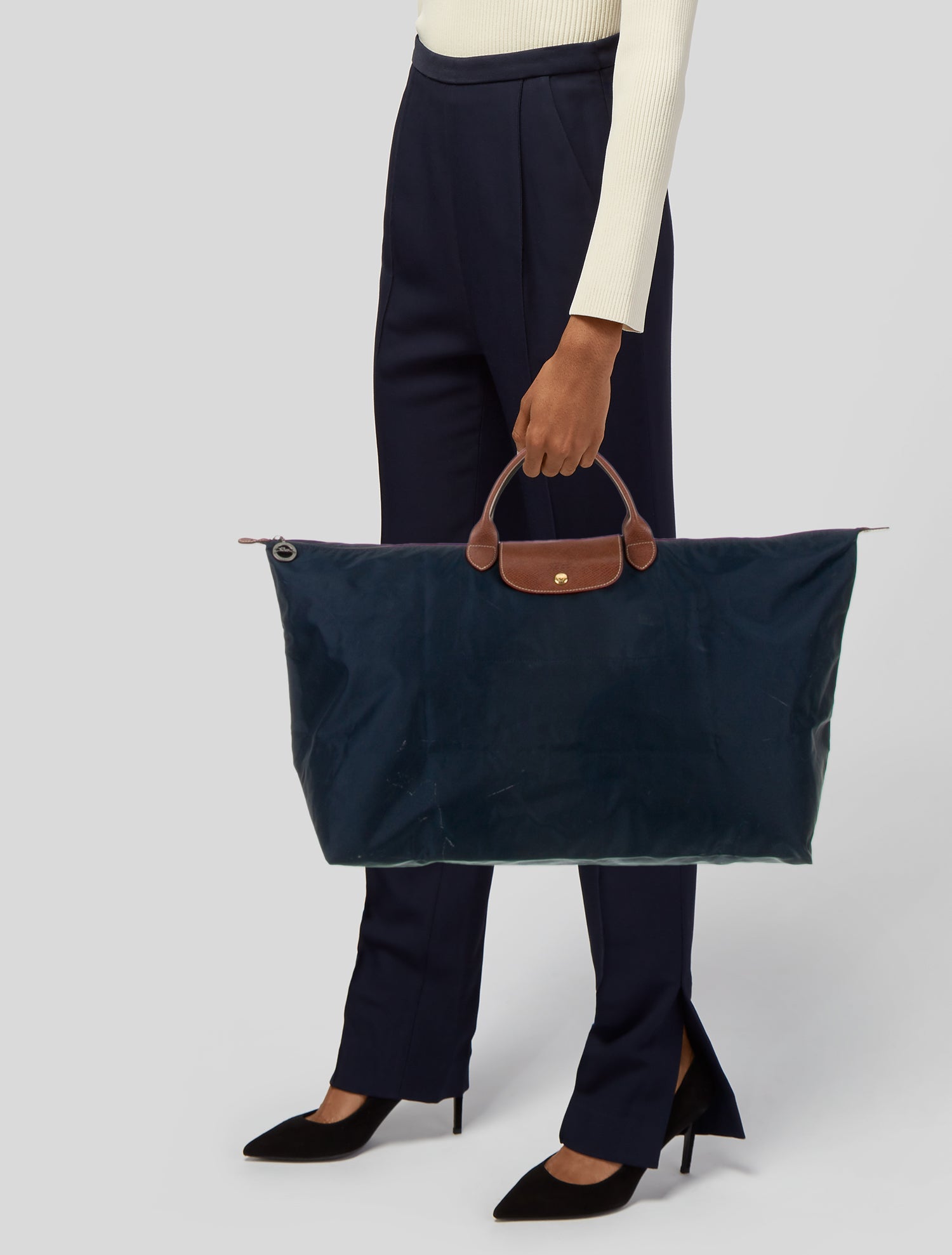 Longchamp Nylon Weekender Bag