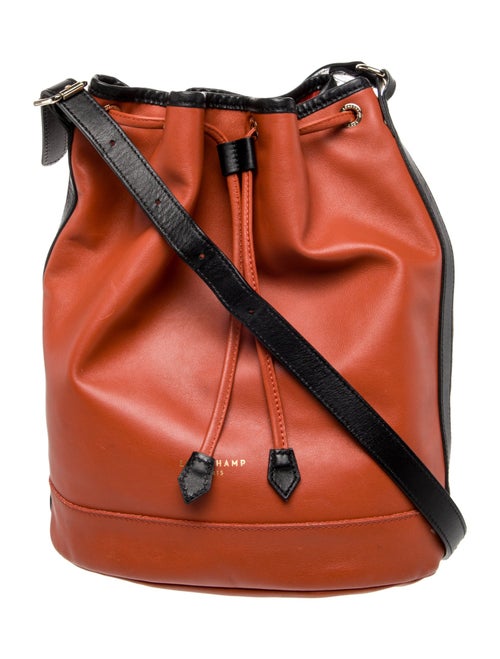 Longchamp Leather Bucket Bag