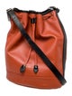 Longchamp Leather Bucket Bag