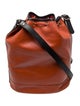 Longchamp Leather Bucket Bag