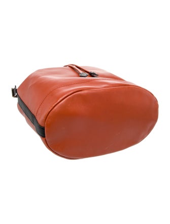 Longchamp Leather Bucket Bag