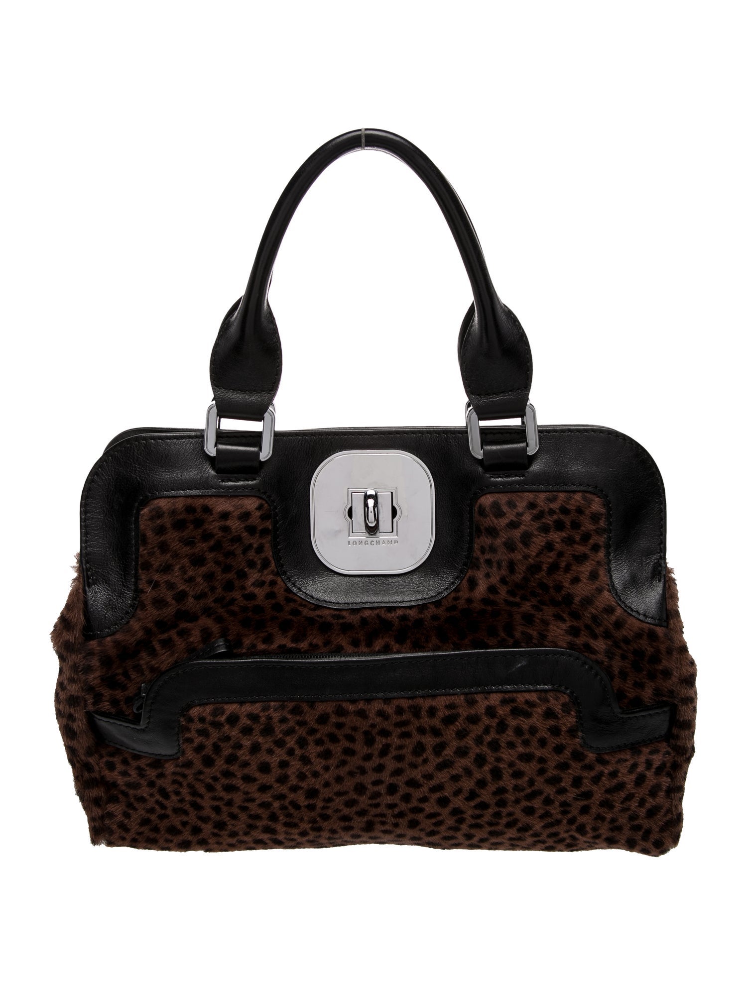 Longchamp Ponyhair Top Handle Bag