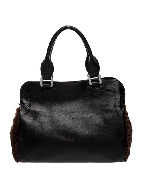 Longchamp Ponyhair Top Handle Bag