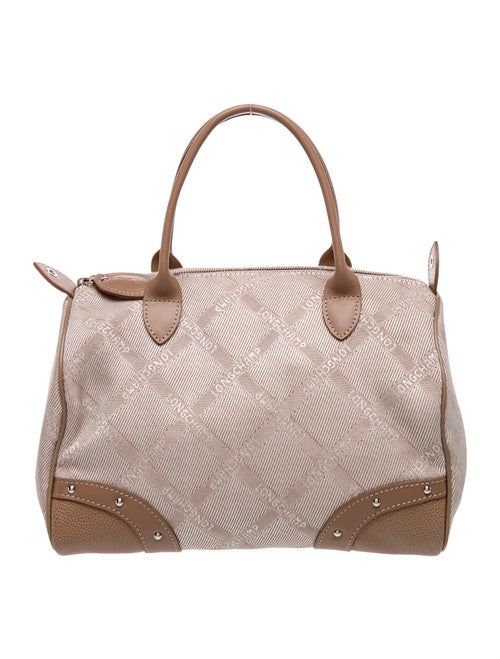 Longchamp Canvas Top Handle Bag