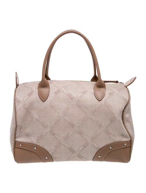 Longchamp Canvas Top Handle Bag