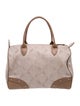 Longchamp Canvas Top Handle Bag