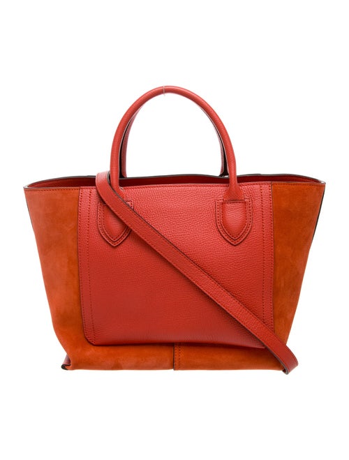 Longchamp Suede Top Handle Bag