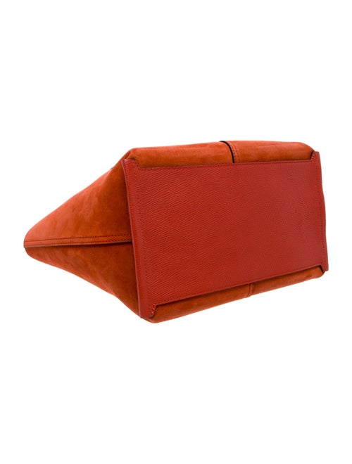 Longchamp Suede Top Handle Bag