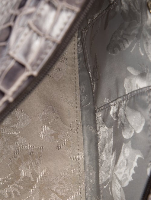 Longchamp Embossed Leather Roseau