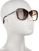 Longchamp Oversize Tinted Sunglasses