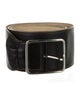 Longchamp Wide Leather Belt
