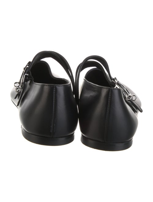 Longchamp Leather Mary Jane Flats