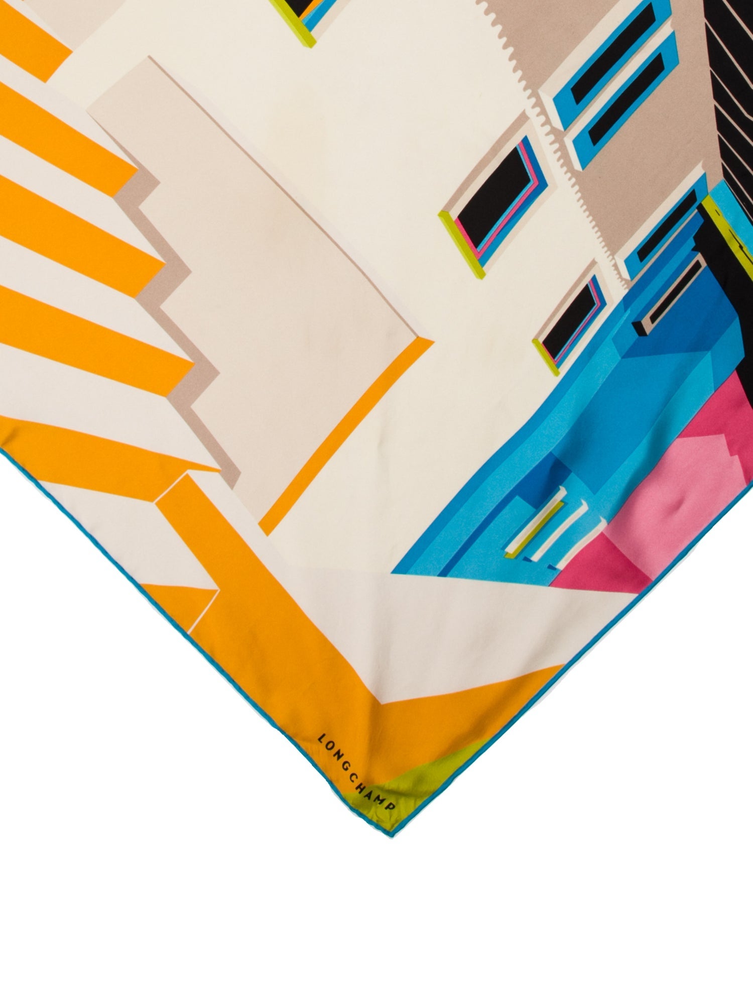 Longchamp Yachting Silk Scarf