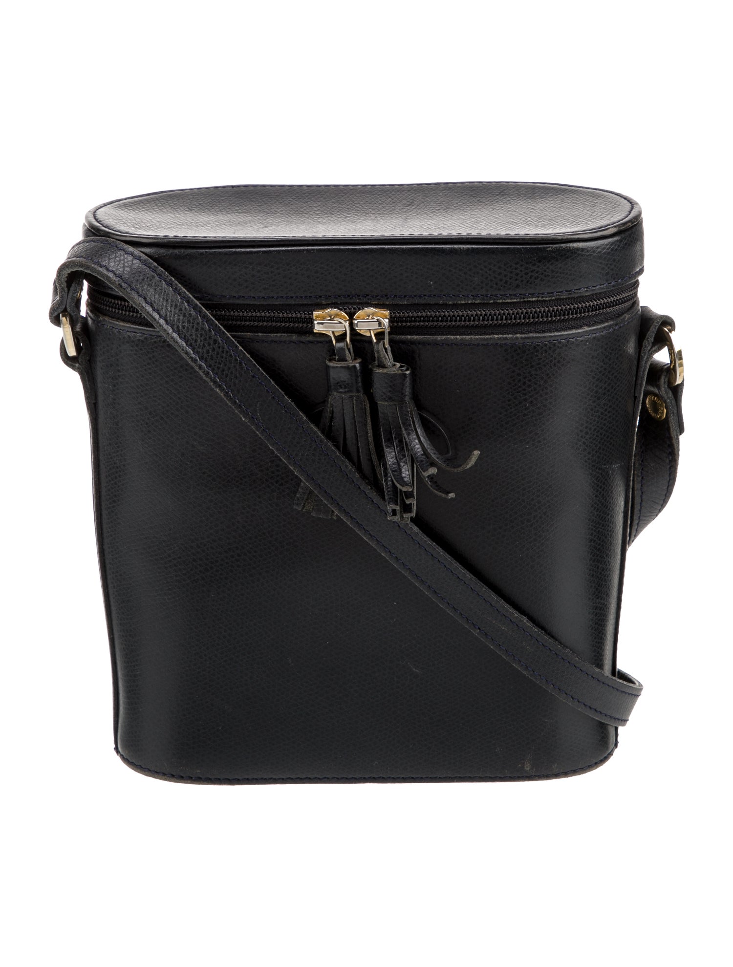 Longchamp Leather Messenger Bag Vintage