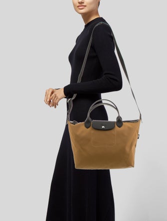 Longchamp Nylon Top Handle Bag