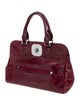 Longchamp Embossed Leather Top Handle Bag