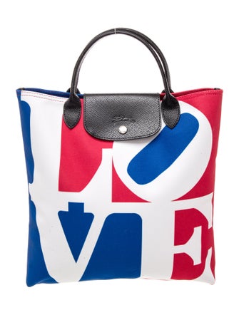 Longchamp Canvas Bucket Bag