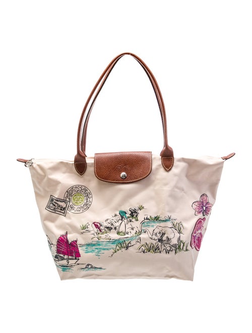 Longchamp Nylon Top Handle Bag