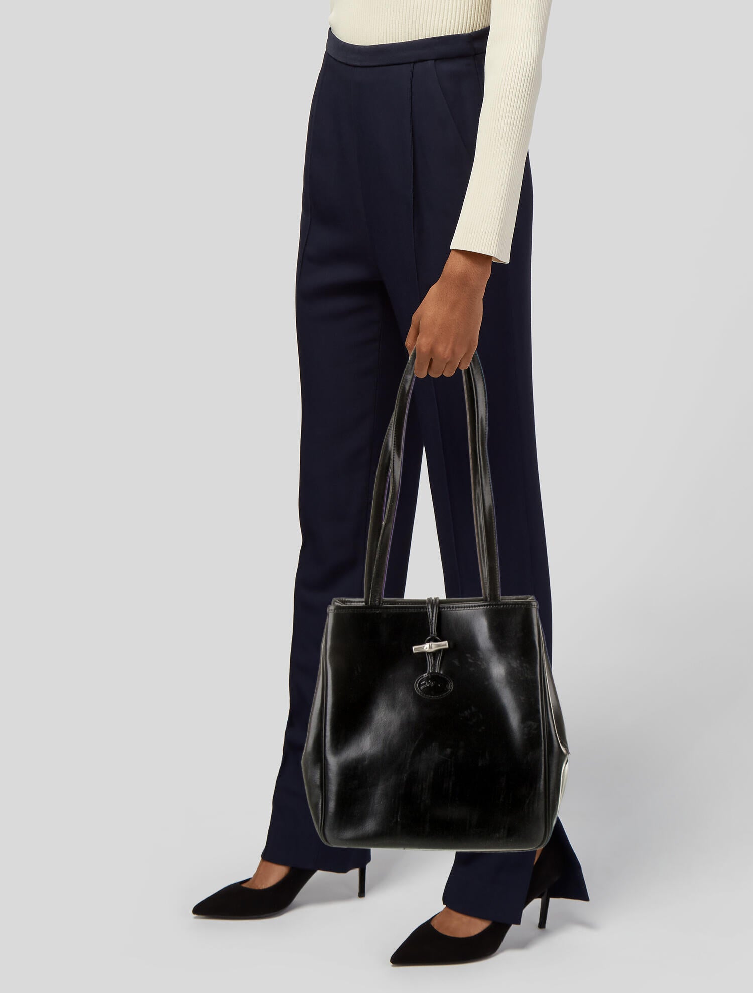 Longchamp Leather Roseau Vintage