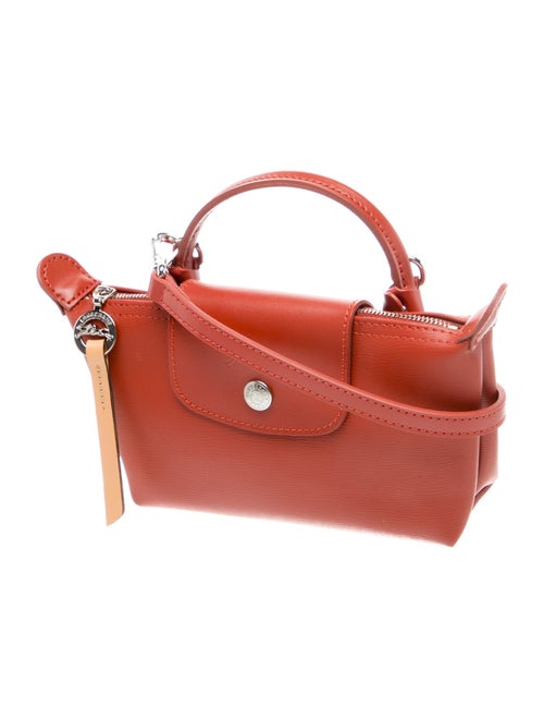 Longchamp Leather Top Handle Bag