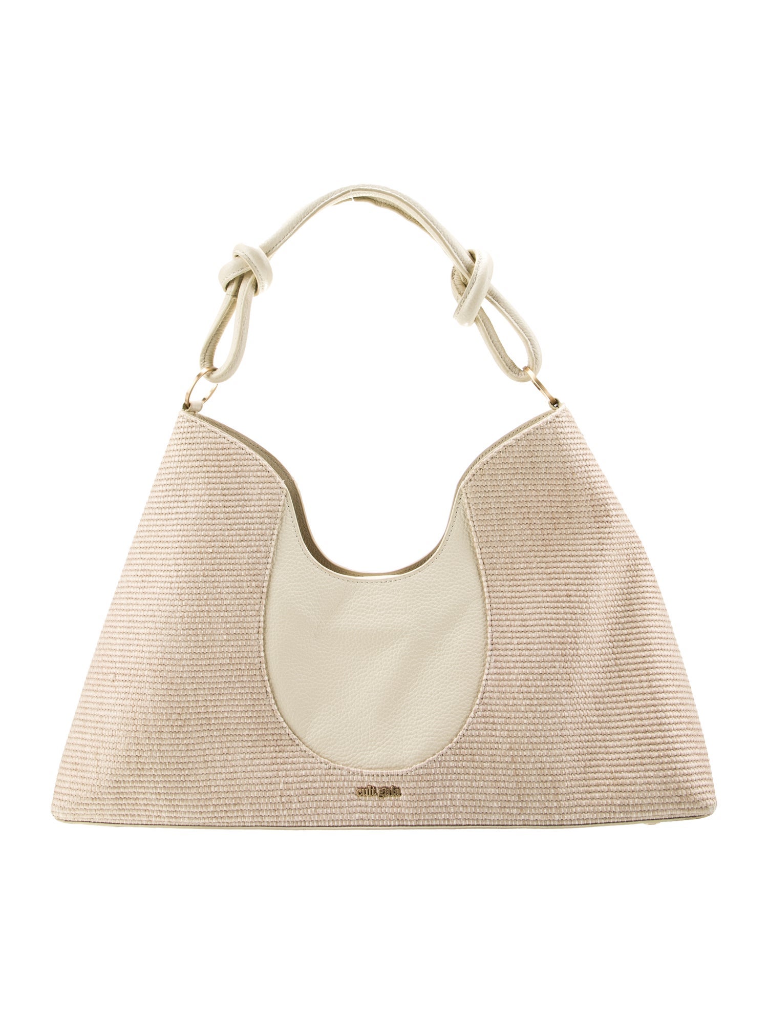 Cult Gaia Canvas Shoulder Bag
