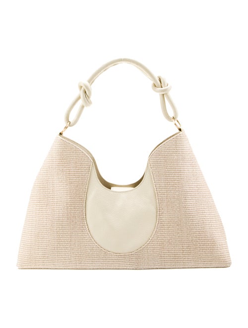 Cult Gaia Canvas Shoulder Bag