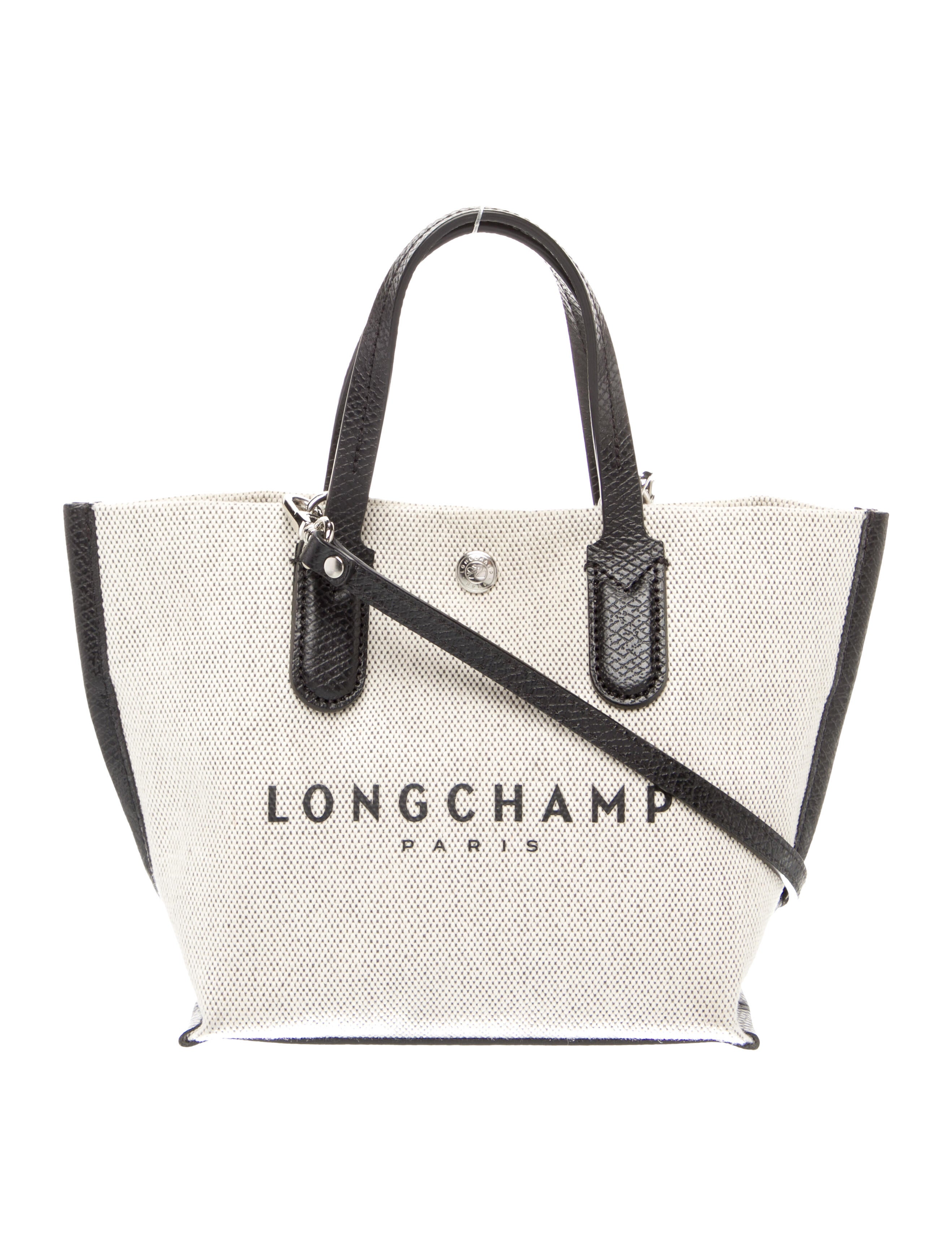 Longchamp Canvas Top Handle Bag