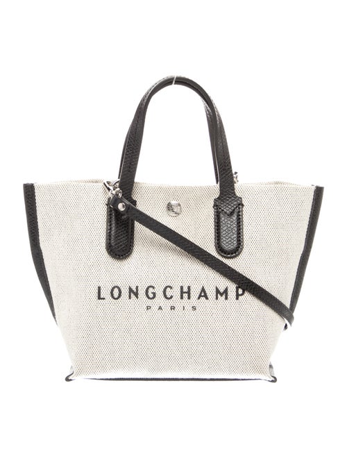 Longchamp Canvas Top Handle Bag