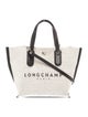 Longchamp Canvas Top Handle Bag