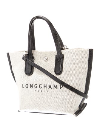 Longchamp Canvas Top Handle Bag