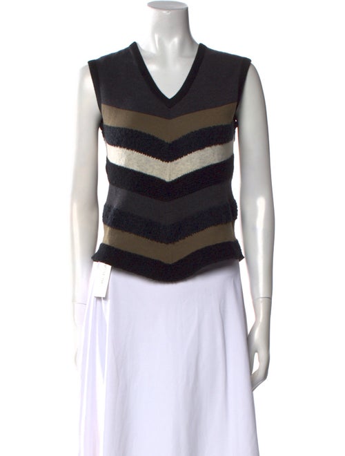 Longchamp Wool Striped Sweater