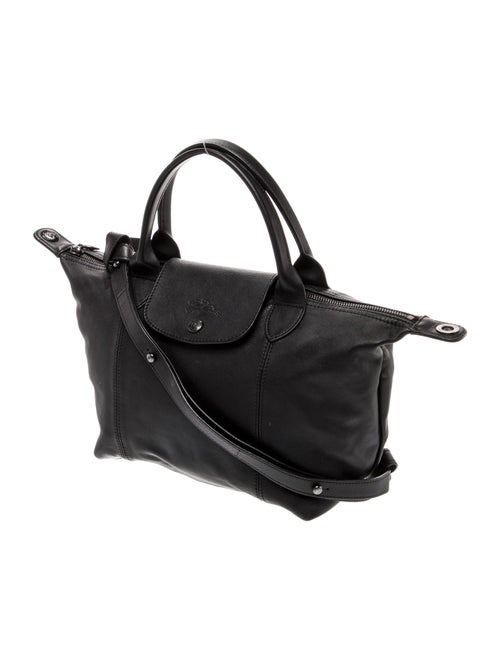 Longchamp Leather Top Handle Bag