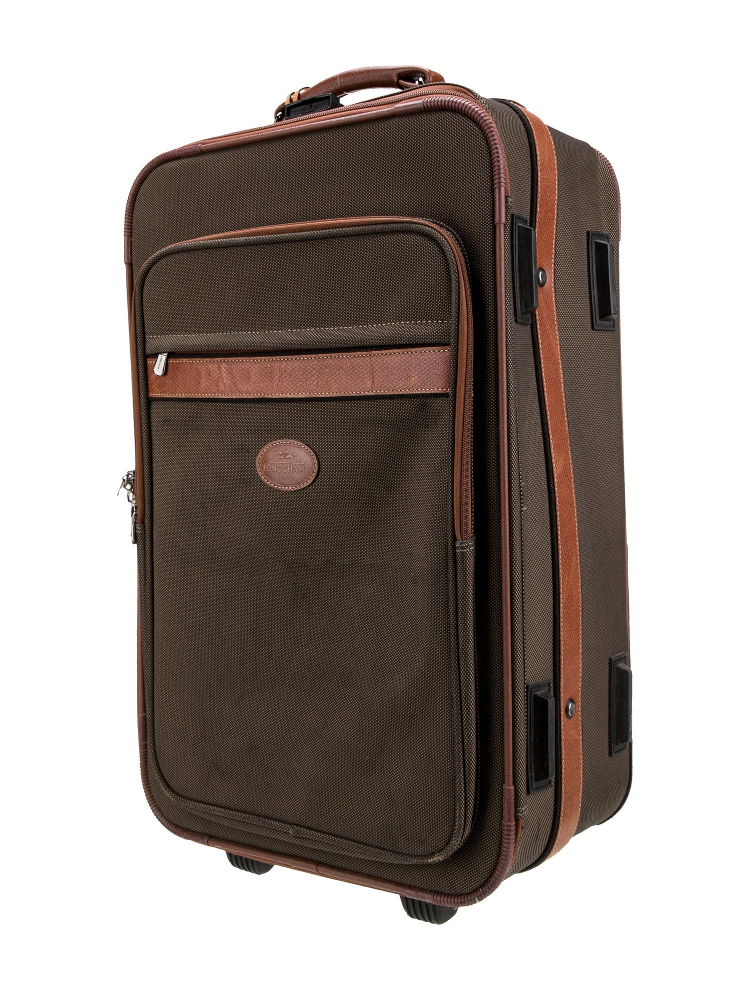 Longchamp Canvas Suitcase