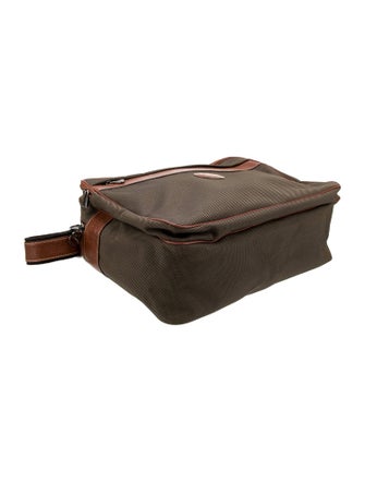 Longchamp Canvas Messenger Bag