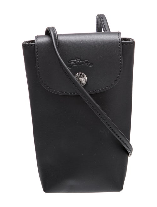 Longchamp Leather Bucket Bag