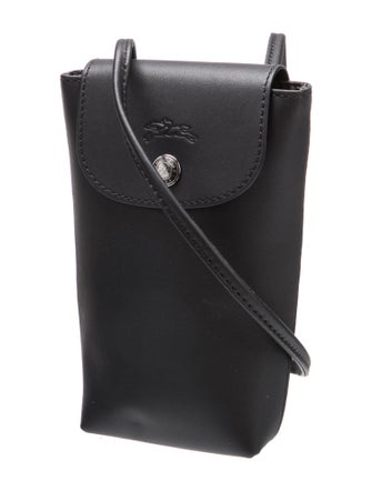 Longchamp Leather Bucket Bag