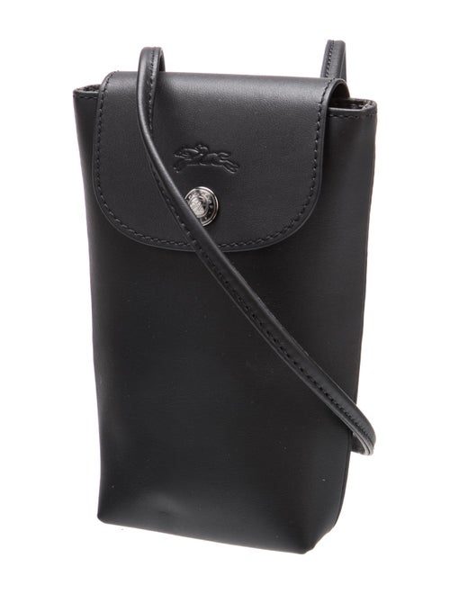 Longchamp Leather Bucket Bag