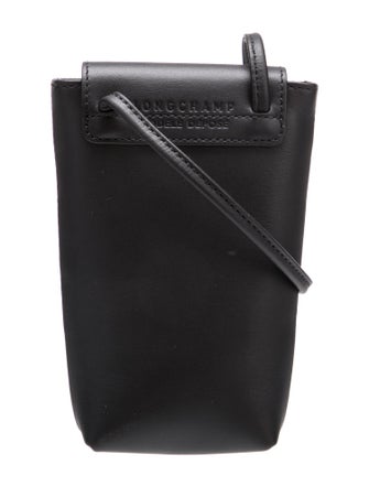 Longchamp Leather Bucket Bag