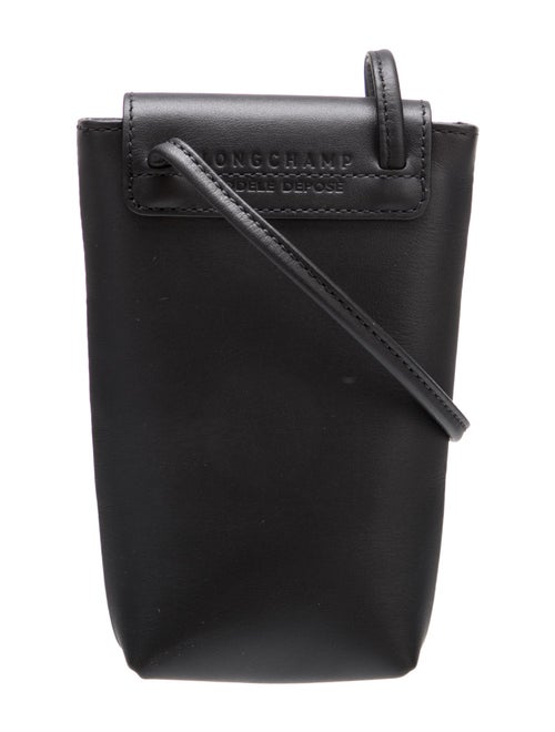 Longchamp Leather Bucket Bag