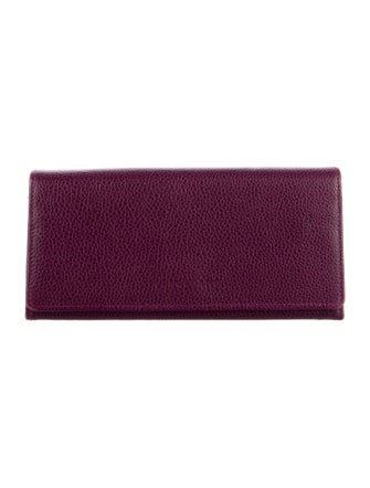 Longchamp Leather Continental Wallet