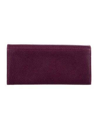 Longchamp Leather Continental Wallet