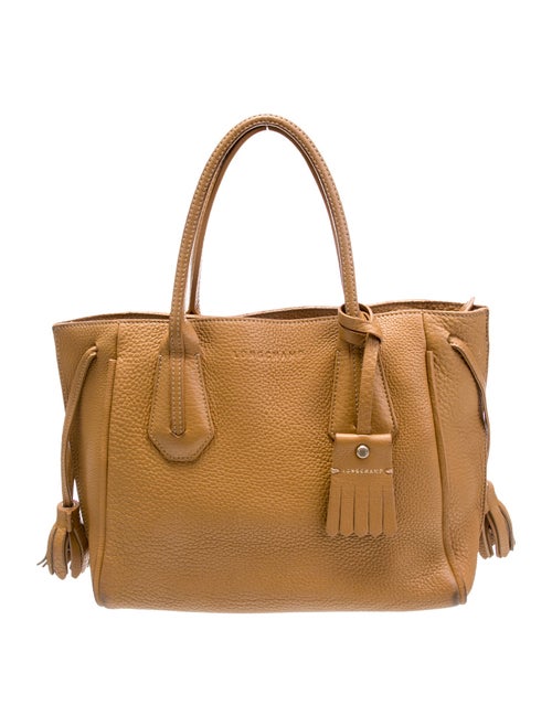 Longchamp Leather Top Handle Bag