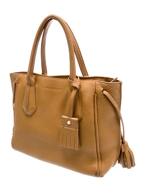 Longchamp Leather Top Handle Bag