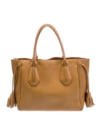 Longchamp Leather Top Handle Bag