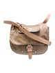 Longchamp Leather Messenger Bag